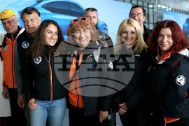 Летище „Васил Левски” - антарктици - участници - посрещане