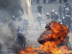 Greece Strike Rail Disaster