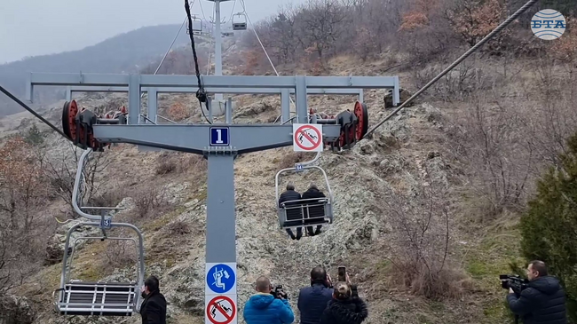 В Сливен бе открита реновираната въжена линия