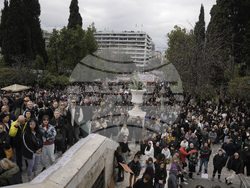 Greece Strike Rail Disaster