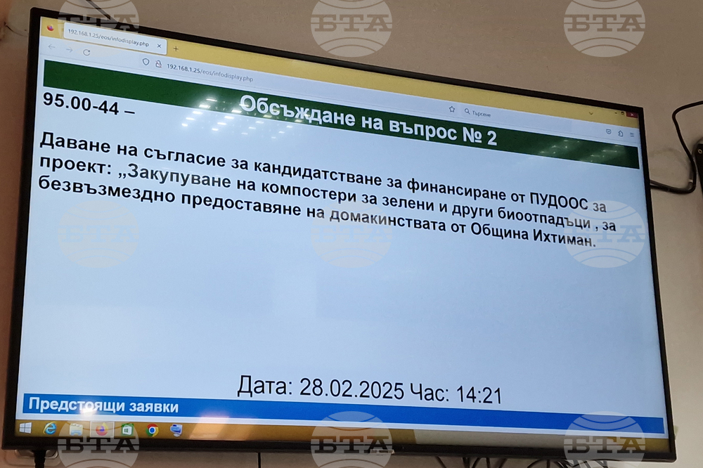 Ихтиман - Общински съвет - заседание