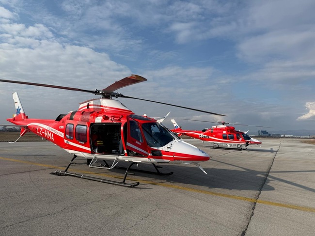 Second Emergency Medical Helicopter Arrives in Bulgaria