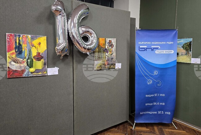 Радио Видин отбелязва 16 години от откриването си с изложба на млади таланти
