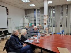 Книгата „Песента Вапцаров“ слага венец на една от главните теми в работата ми, каза Йордан Каменов. Снимка: Гергана Николова / БТА