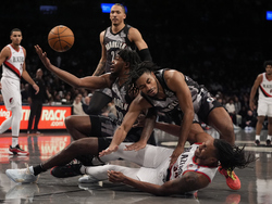 Trail Blazers Nets Basketball