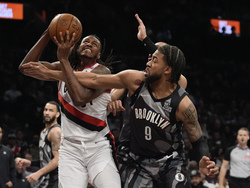 Trail Blazers Nets Basketball