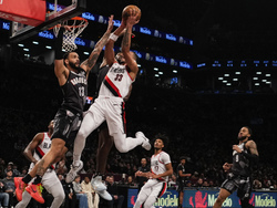 Trail Blazers Nets Basketball