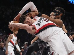 APTOPIX Trail Blazers Nets Basketball