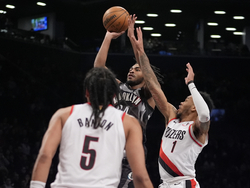 Trail Blazers Nets Basketball