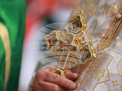 Етрополе - тържествено издигане на българския трибагреник