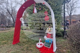 Стара Загора - Баба Марта - украса - парк "Пети октомври"