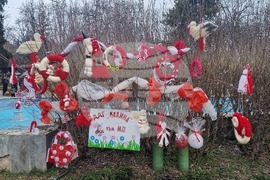 Стара Загора - Баба Марта - украса - парк "Пети октомври"