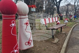 Стара Загора - Баба Марта - украса - парк "Пети октомври"