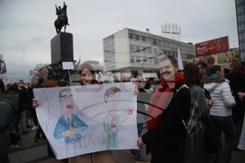 Сърбия - Ниш - протест