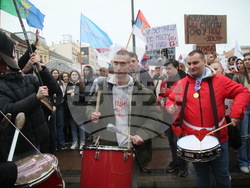 Сърбия - Ниш - протест