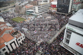 Сърбия - Ниш - протест