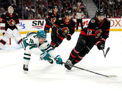 Sharks Senators Hockey