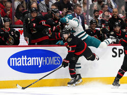 Sharks Senators Hockey