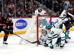 Sharks Senators Hockey