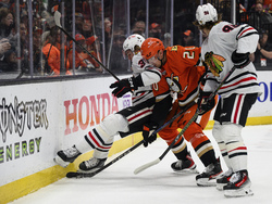 Blackhawks Ducks Hockey
