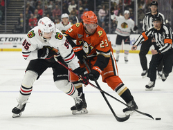 Blackhawks Ducks Hockey