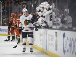 Blackhawks Ducks Hockey
