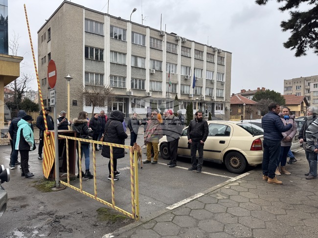 Казанлък - протест - Районно управление