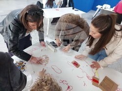 Турция - Национален пресклуб на БТА Анкара - работилница за мартеници