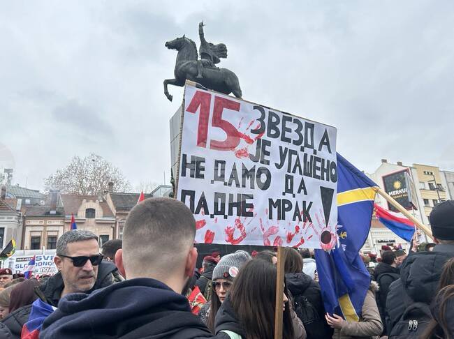 Сърбия - Ниш - блокада