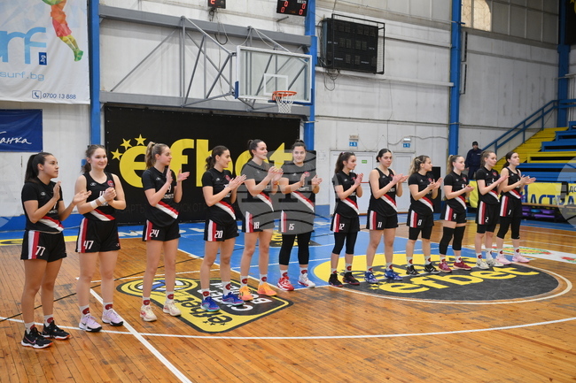 Локомотив София постигна убедителна победа над Шампион 2006 в среща от втората тройка на женското баскетболно първенство на България