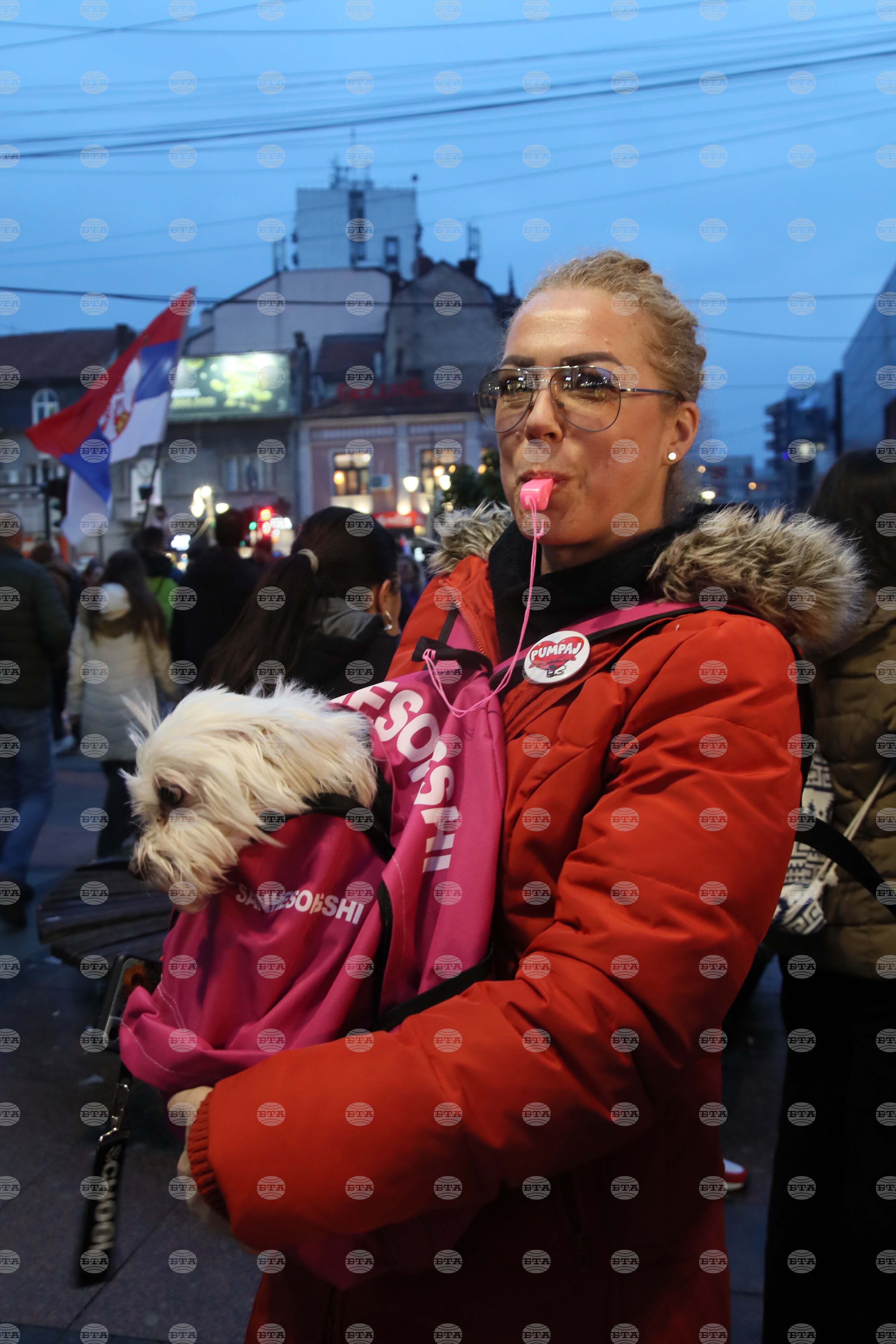 Сърбия - Ниш - блокада