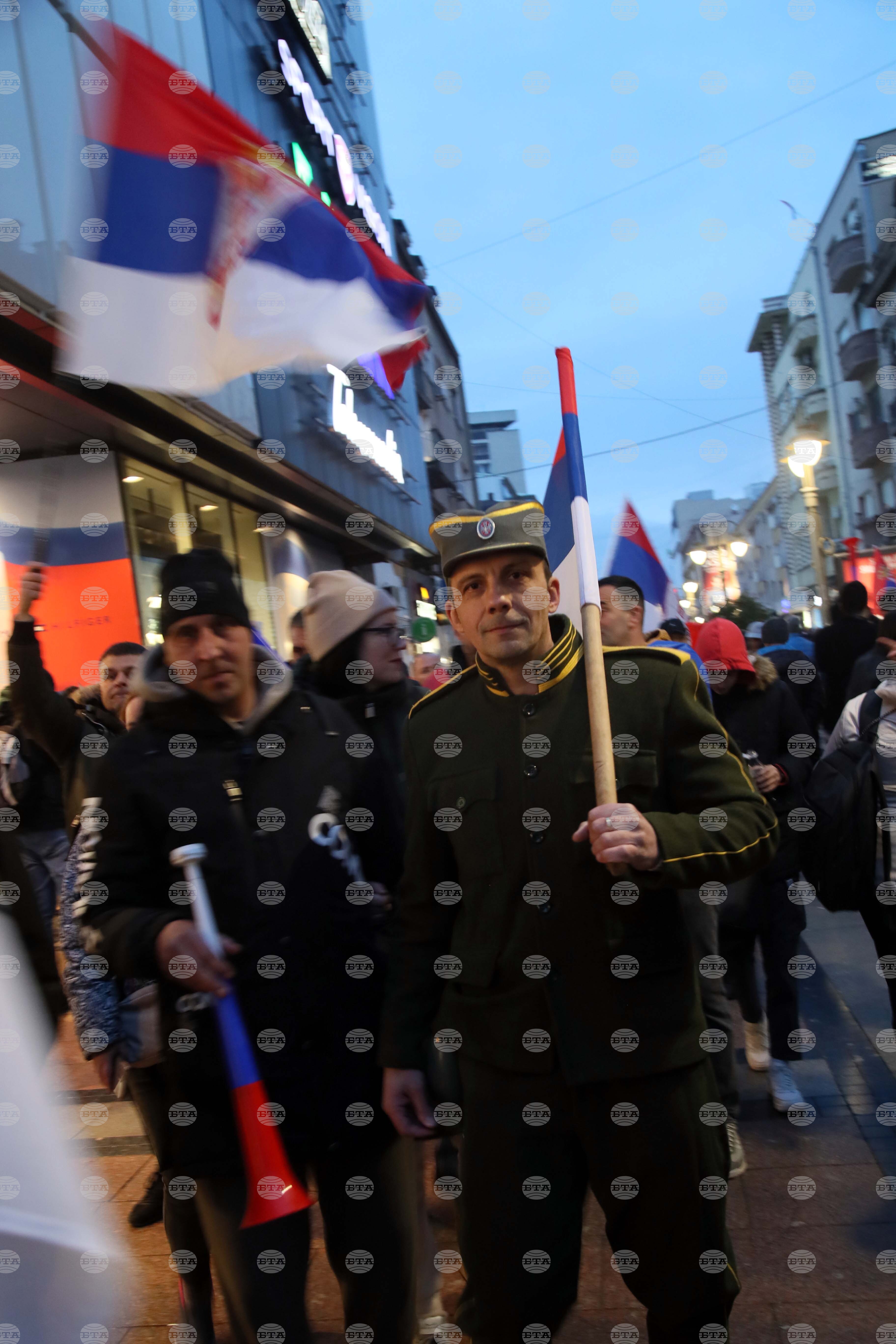 Сърбия - Ниш - блокада