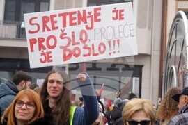 Сърбия - Ниш - блокада