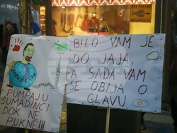 Сърбия - Ниш - блокада