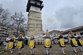 Добрич - Сирни Заговезни - кукери - народни танци