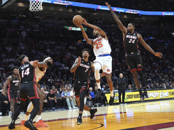 Knicks Heat Basketball
