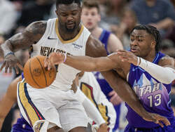 Pelicans Jazz Basketball