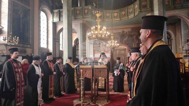 Стара Загора - молебен за България