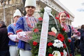 Бургас - Паметник на загиналите в Руско-турската освободителна война - почит