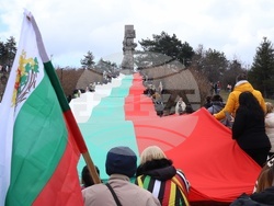 Панагюрище - Трети март - 110-метрово национално знаме