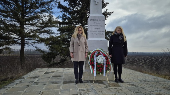 Община Добричка сведе глави пред Братската могила край село Паскалево по повод 147 години от Освобождението на България