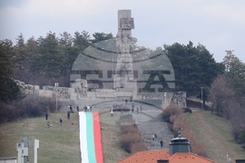 Панагюрище - Трети март - 110-метрово национално знаме