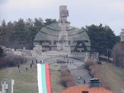 Панагюрище - Трети март - 110-метрово национално знаме