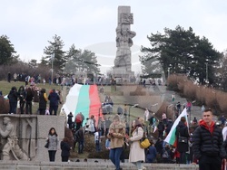 Панагюрище - Трети март - 110-метрово национално знаме