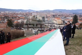 Панагюрище - Трети март - 110-метрово национално знаме