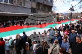 Панагюрище - Трети март - 110-метрово национално знаме