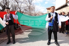 Панагюрище - Трети март - 110-метрово национално знаме