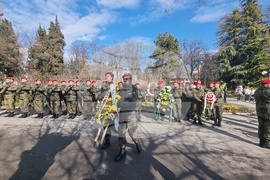 Стара Загора - издигане на националния трибагреник