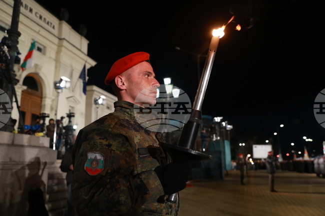 Bulgaria Celebrates National Day with Ceremonial Fireworks and Military Tribute in Sofia