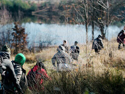 Кадри от новия български филм  „Есента на ловеца“, снимки – продукция /„Но блинк“